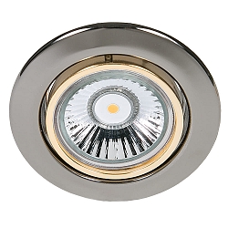 Recessed spot DOWNLIGHT C 3830, � 8.8cm, swiveling, black chrome