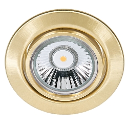 Recessed spot DOWNLIGHT C 3830, � 8.8cm, swiveling, brushed brass