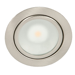 LED M�beleinbauleuchte DOWNLIGHT N 5020, � 6.6cm, COB, 3.3W 3000K, Chrom