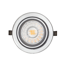 LED Furniture recessed luminaire N 5022 CSP LED Lens, 4W 3000K 350lm 38�, 350mA, dimmable, chrome