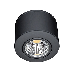 LED Aufbau Downlight A 5068, rund, 38�, 9,5W, 4000K, IP40, dimmbar, schwarz matt