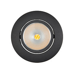 downlight 5068 ECO FLAT SCCT 38� DIM C round, swivelling, CCT Switch IP40, black matt dimmable