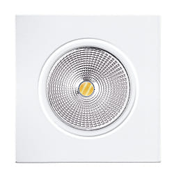 LED Downlight 5068Q ECO FLAT SCCT DIM C, IP40, eckig, 7.5W 2700/3000/4000K 38�, CRi >90, schwenkbar, dimmbar