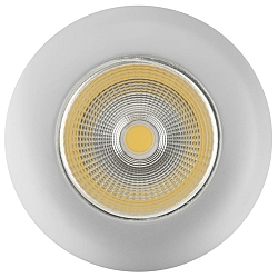 Recessed LED spot 5068 ECO FLAT, IP44, round, 350mA, 8W 4000K 750lm 24�, CRi>90, dimmable, matt chrome