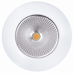 Recessed LED spot 5068 ECO FLAT, IP44, round, 350mA, 8W 3000K 700lm 38�, CRi>90, dimmable, matt white