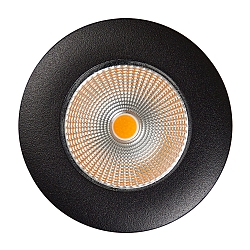 recessed luminaire 5068 ECO, IP44 dimmable IP44, black matt dimmable 8W 700lm 3000K 38� 38� CRI >80