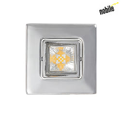 downlight A 5068 T FLAT RQ LED swivelling, square, chrome, powder coated dimmable