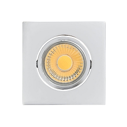 downlight A 5068Q T FLAT square, swivelling, dimmable IP40, chrome dimmable