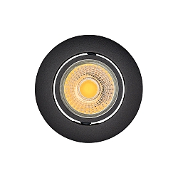 downlight A 5068 T FLAT round IP40, black matt dimmable