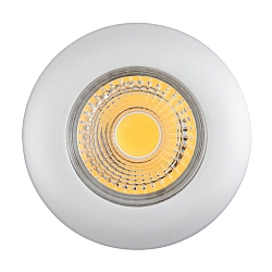 LED Einbau-Downlight A 5068 T Flat IP44, � 8cm, COB, 8W 3000K 850lm 38�, CRi>90, Chrom matt