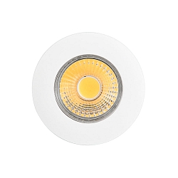 LED Einbau-Downlight A 5068 T Flat IP44, � 8cm, COB, 8W 4000K 920lm 38�, CRi>90, Chrom matt