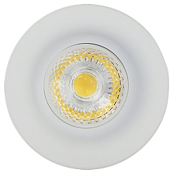 recessed luminaire 5068 ECO FLAT BLENDFREI rigid, dimmable IP40, white matt dimmable 8W 700lm 3000K 24� 24� CRI >90