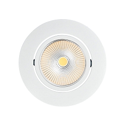 recessed luminaire 5068 ECO FLAT BIO dimmable IP40, clear, white matt dimmable 8W 530lm 5000K CRI 97