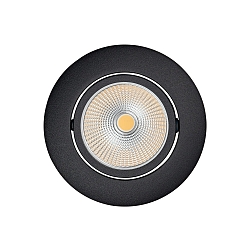 downlight 5068 ECO FLAT BIO round IP40, black matt dimmable