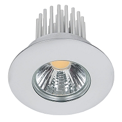 Recessed LED spot DOWNLIGHT A 5068 S IP44, COB, � 8cm, 12W 3000K 1000lm 38�, CRi>90, matt chrome
