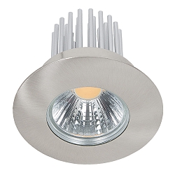 Recessed LED spot DOWNLIGHT A 5068 S IP44, COB, � 8cm, 12W 3000K 1000lm 38�, CRi>90, brushed nickel