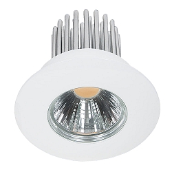 Recessed LED spot DOWNLIGHT A 5068 S IP44, COB, � 8cm, 12W 4000K 1100lm 38�, CRi>90, white