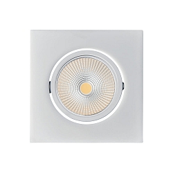 LED Downlight 5068Q ECO FLAT BIO, eckig, 38�, 7,5W, 3000K, IP40, chrom matt