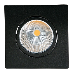 downlight 5068Q ECO FLAT TUN square IP40, black matt 