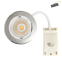 downlight 5068 ECO DOB round IP40, chrome dimmable