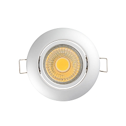 downlight A 5068 S swivelling, dimmable IP40, chrome matt dimmable