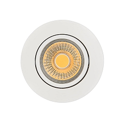 downlight A 5068 BIO swivelling LED IP40, powder coated, white matt dimmable