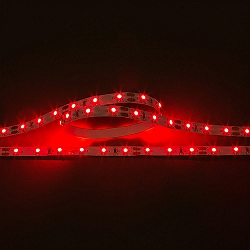 LED Strip Flexible LED SMD 3528, 12V, 4.8W/m, ROT, 500cm, dimmbar