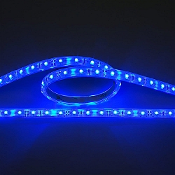 Outdoor LED Strip Flexible LED SMD 3528, IP67, 12V, 4.8W/m, BLUE, 200cm