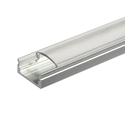 Alu U-Profil 2 TP, 200cm, f�r LED-Strips bis 1.2cm Breite