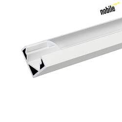 Aluminum Corner Profile 2 TP, 200cm, for LED Strips up to 1.2cm width, matt white