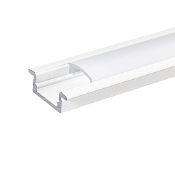 Alu T-Profil 2 OP, 200cm, f�r LED-Strips bis 1.2cm Breite, wei� matt