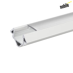 Aluminum Corner Profile 3 TP, 200cm, for LED Strips up to 1.4cm width, matt white