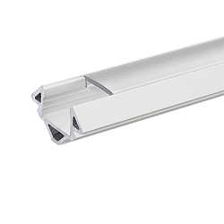 Alu Eck-Profil 3 TP, 200cm, f�r LED-Strips bis 1.4cm Breite, wei� matt