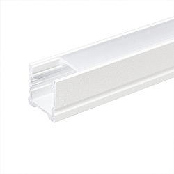 Alu U-Profil 4 OP, 200cm, f�r LED-Strips bis 1.3cm Breite, wei� matt