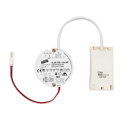 LED Rundkonverter EL-8R-350, IP20, 220-240V AC, sek. AMP-Buchse, 15-24V DC / 175-350mA Konstantstrom, Multipower, 5-8W, On-Off