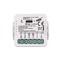 Unterputz Modul nicht dim 2x250W Matter-WiFi