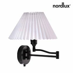 Nordlux Swivel arm luminaire BREAK Wall luminaire, E27, IP20, Shade white, arm black