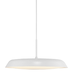 LED Pendelleuchte PISO, � 36.5cm, flach, 22.3W 2200-2700K 1600lm, diffus, Moodmaker(TM) dim-to-warm, wei�