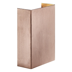 LED Au�enwandleuchte FOLD 10, IP54, 7W 3000K 200lm 2x 120�, Kupfer