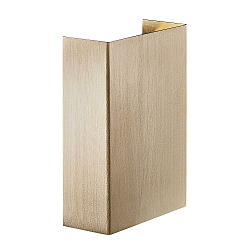 LED Au�enwandleuchte FOLD 10, IP54, 7W 3000K 200lm 2x 120�, Messing