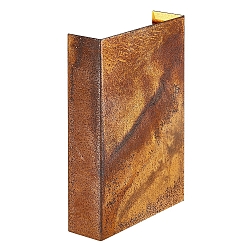 LED Au�enwandleuchte FOLD 15, Up/Down, IP54, 10W 3000K 200lm 2x 120�, Corten