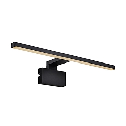 LED Spiegelleuchte MARLEE, 8,9W, 3000K, 800lm, IP44, schwarz