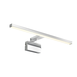 LED Wand-/Spiegelleuchte MARLEE, 120�, 8,9W, 3000K, 800lm, CRI>90, IP44, chrom