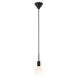 Pendelleuchte PACO, 1-flammig, E27, schwarz