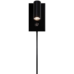 LED Wall luminaire OMARI, 3,2W, 2700K, black