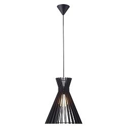 Pendelleuchte GROA 34, E27, IP20, dimmbar, schwarz