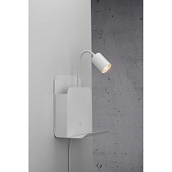 Wandleuchte ROOMI, GU10, wei�