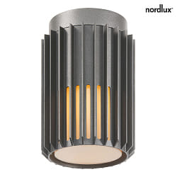 outdoor ceiling luminaire ALUDRA E27 IP54, seaside anthracite dimmable