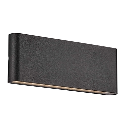 LED Outdoor Wall luminaire KINVER 26, 10W, 3000K, IP54, black