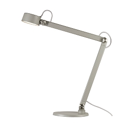 LED Table lamp NOBU, 9W, 2700K, grey